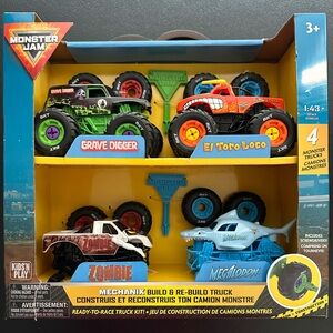Monster Truck Ready To Race Truck Kit 4 Pack